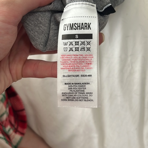 NWOT Light Grey Marl Gymshark Adapt Seamless Leggings S - Picture 5 of 5